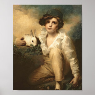 Affiche Garçon Et Lapin De Sir Henry Raeburn