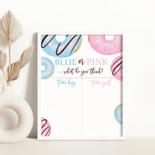 Affiche Garçon ou fille que nous ne connaissons pas le gen