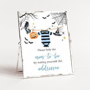Affiche Garçon Petit Boo Halloween Babies sont doux pannea