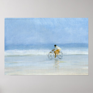 Affiche Garçon sur vélo 2