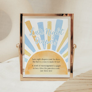 Affiche Garçon Un Petit Rayon de soleil Diapeurs de nuit t