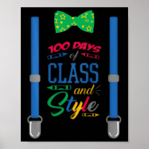 Affiche Garçons 100 Jours D'École - 100 Jours De Cl Et De