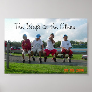 Affiche Garçons au Glenn