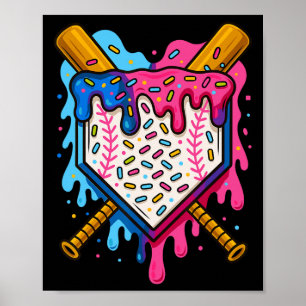Affiche Garçons Bysebyll Crème Glacée Dégoulinant Bysebyll