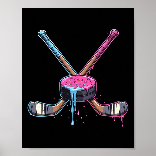 Affiche Garçons de crème glacée de hockey Enfants Hommes F (Devant)