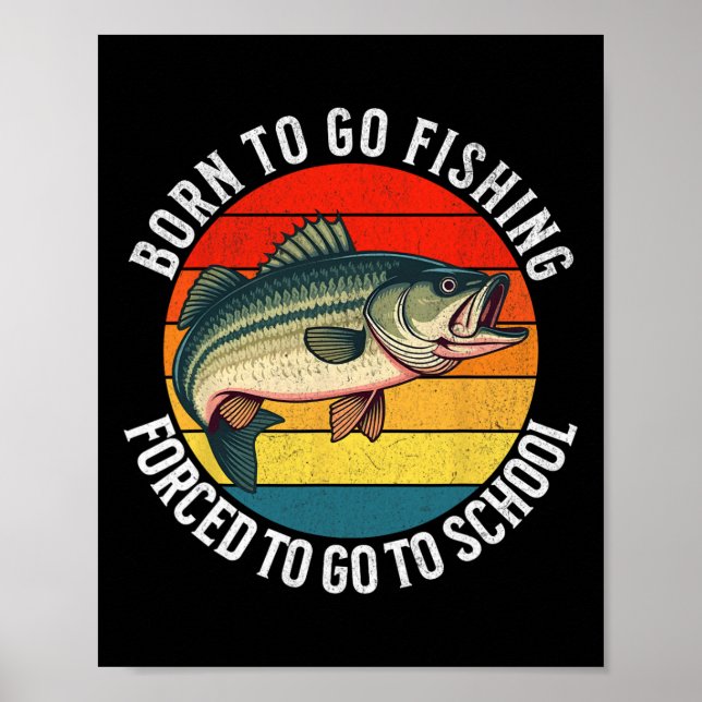 Affiche Garçons drôles de pêche Enfants pêcheurs Garçons  (Devant)