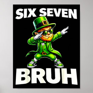 Affiche Garçons jour de la Saint-Patrick 67 lutin dab six