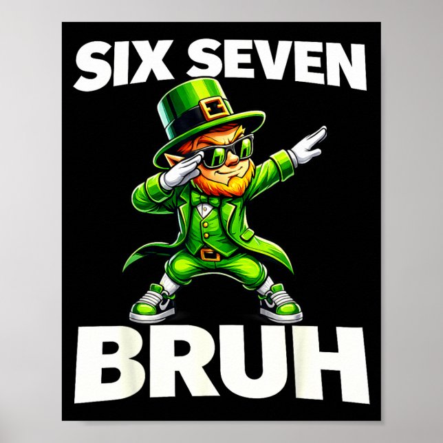 Affiche Garçons jour de la Saint-Patrick 67 lutin dab six  (Devant)