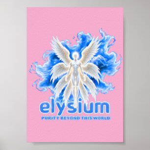Affiche Garde d'ange céleste aux ailes d'Élysée Pop Art