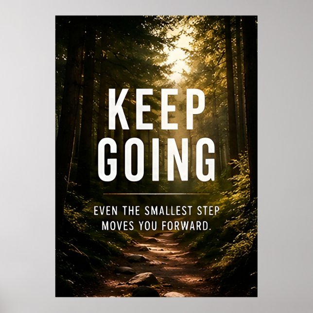 Affiche Garde la motivation  (Devant)