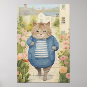 Affiche Garden Cat