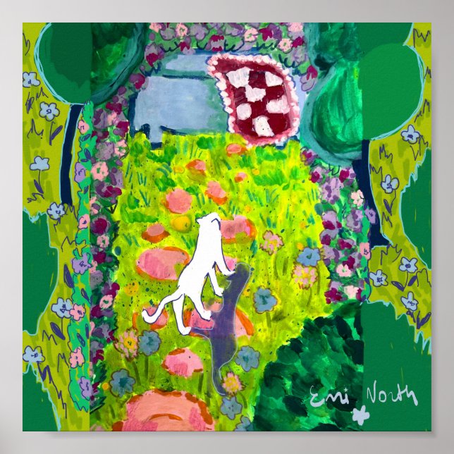 Affiche Garden cat (Devant)