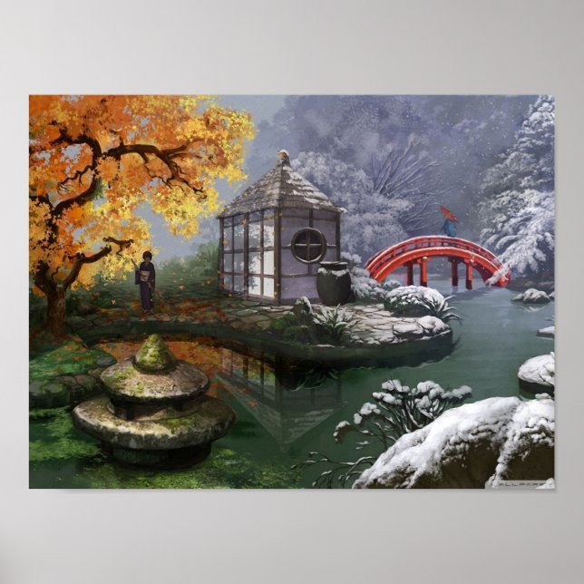 Affiche Garden japonais (Devant)