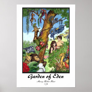 Affiche Garden of Eden Print - Customisé