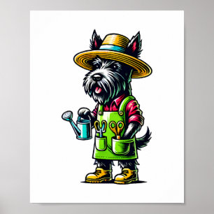 Affiche Gardener écossais Terrier