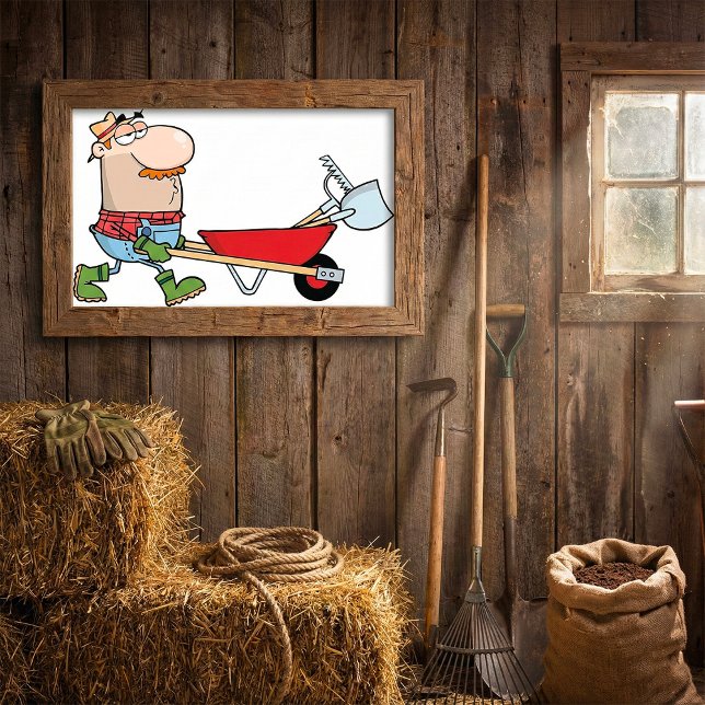 Affiche Gardener Et Étrier (Créateur téléchargé)