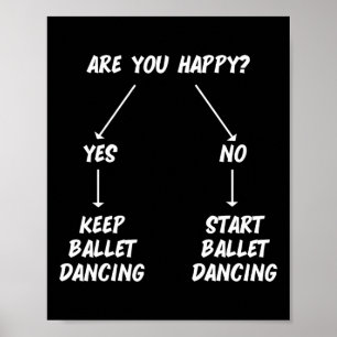 Affiche Garder Ballet Danse Danse Danse Danse Ballerina Ho