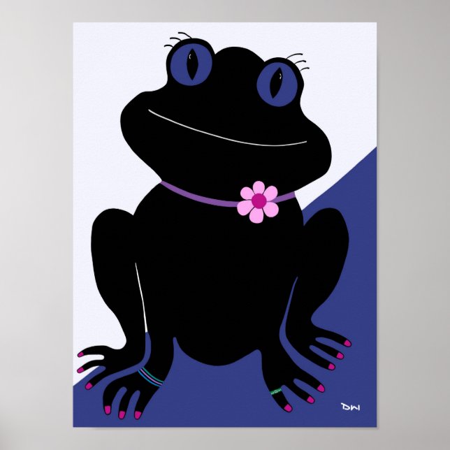 Affiche Garder ça Froggy Girl (Devant)