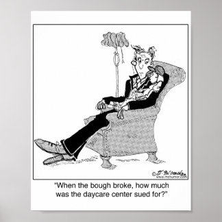 Affiche Garderie en crèche Rhymes