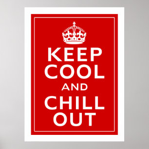 Affiche Gardez le cool et refroidissez