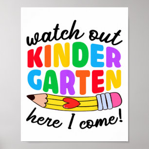 Affiche Gardez Le Jardin D'Enfants Ici Je Reviens Les Enfa