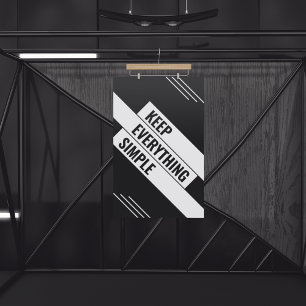 Affiche Gardez-le simple
