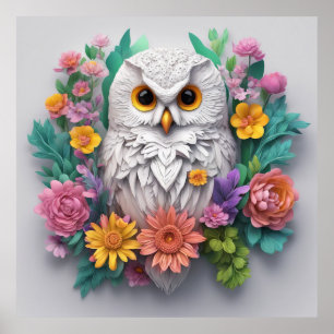 Affiche Gardez Owl Design ou concevoir votre propre