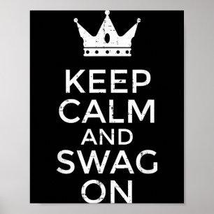 Affiche Gardez votre calme et votre style avec citation dr