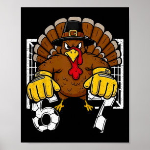 Affiche Gardien de but de football de dinde 67 Six Seven 6