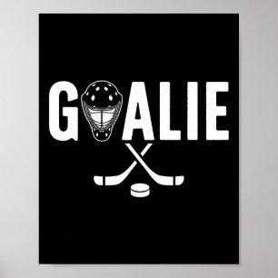 Affiche Gardien de but de hockey sur glace Gardien de but