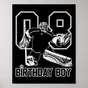 Affiche Gardien de but de hockey sur glace n° 8 Joyeux 8e