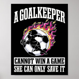 Affiche Gardien de but Gardien de football Joueur de sport