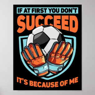 Affiche Gardien de but pour enfants Gardien de football Ga