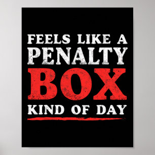 Affiche Gardien de hockey sur glace se sent comme une sort
