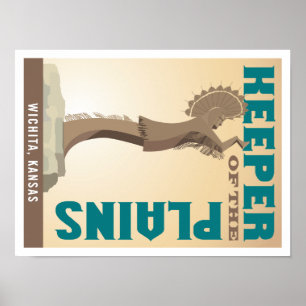 Affiche Gardien des plaines - 16 x 12