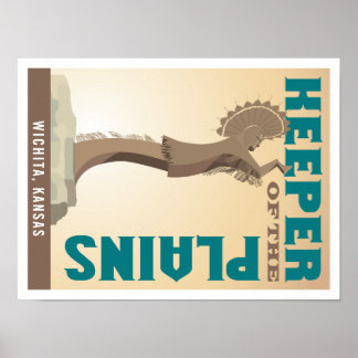 Affiche Gardien des plaines - 16 x 12