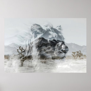 Affiche Gardien du désert : Le lion royal