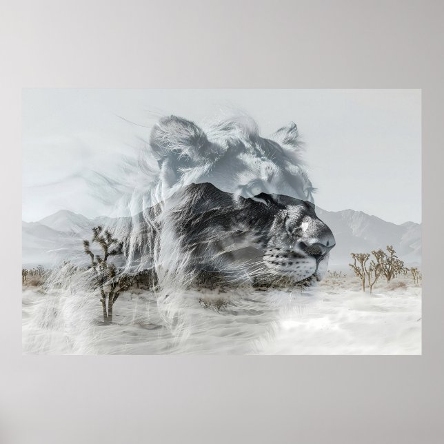 Affiche Gardien du désert : Le lion royal (Devant)