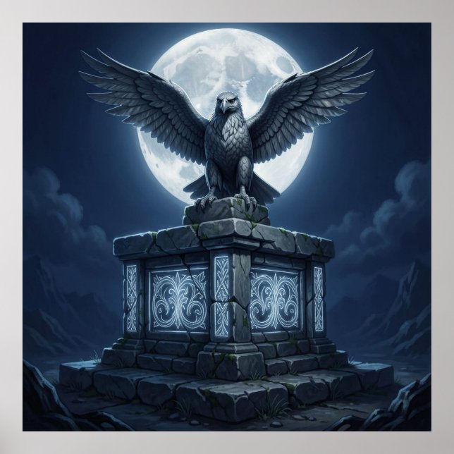 Affiche Gardien du Sanctuaire au Clair de Lune (Devant)