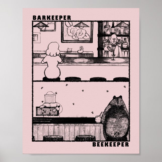 Affiche Gardien et apiculteur (Devant)