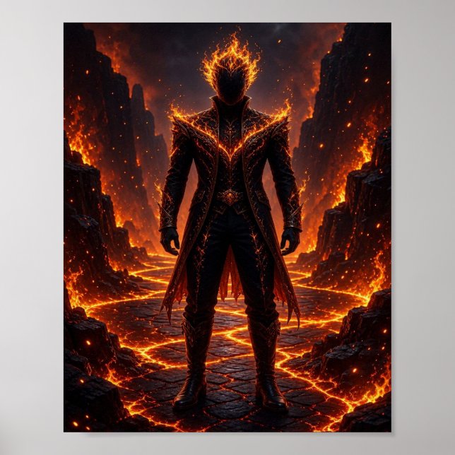 Affiche Gardien Inférnal de Feu Fantastique (Devant)
