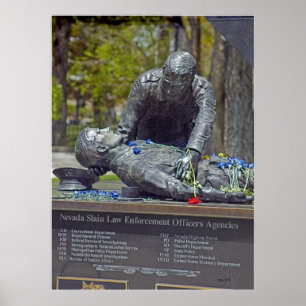 Affiche Gardiens de la paix massacrés de mémorial