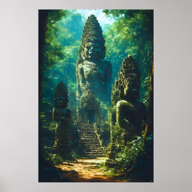 Affiche Gardiens silencieux du Siam (Devant)