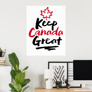 Affiche Gardons le CANADA grand !  Érable canadien refaire