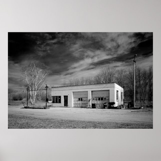 Affiche Gare ancienne (Devant)