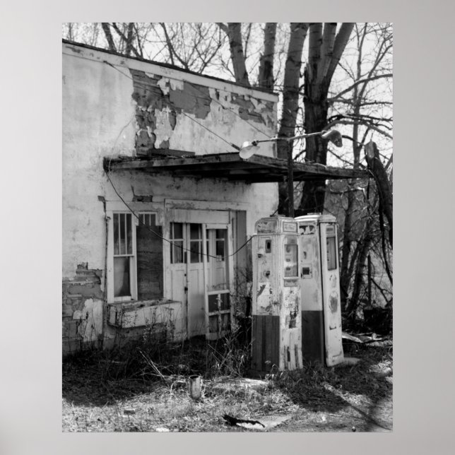 Affiche Gare ancienne (Devant)