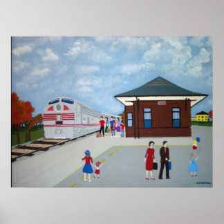 Affiche Gare d'Alton