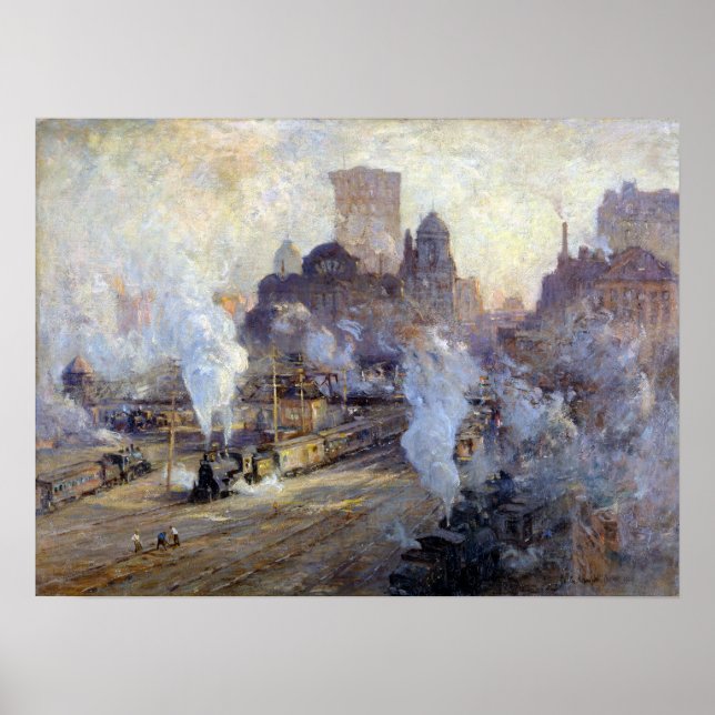 Affiche Gare de Colin Campbell Cooper Grand Central (Devant)