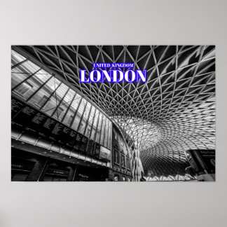 Affiche Gare de London Kings Cross St. Pancreas
