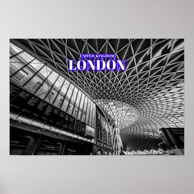 Affiche Gare de London Kings Cross St. Pancreas (Devant)